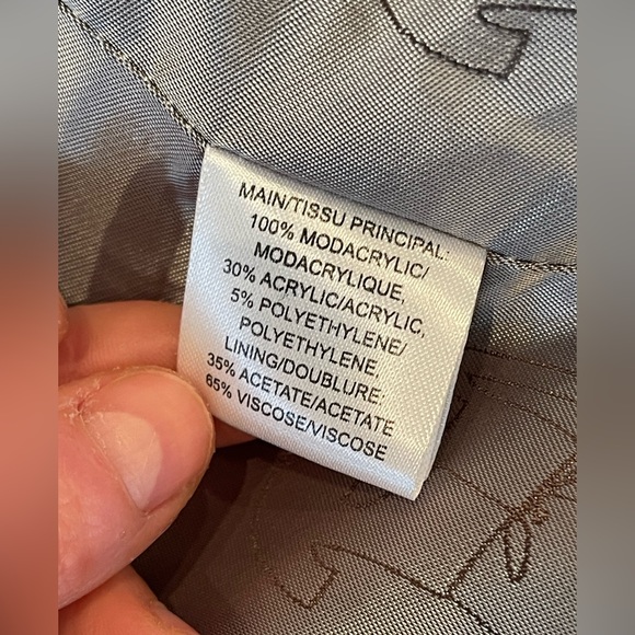 Shrimps faux fur boxy cropped jacket UK 8/US small worn once - Picture 6 of 10